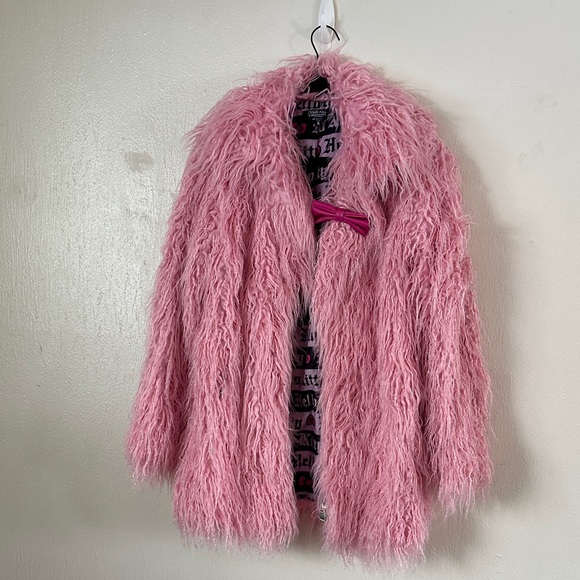 Dolls Kill Jackets & Blazers - Pink Faux Fur Jacket